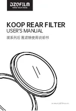 DZOFILM KOOP Series User Manual предпросмотр