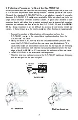 Preview for 4 page of E-A-R Auditory Systems E-A-RTONE 5A Instructions For The Use