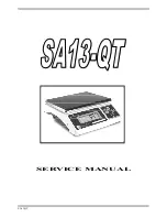 e-Accura SA13-QT Service Manual preview