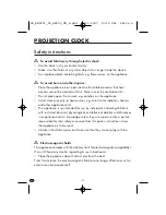 Preview for 4 page of E-Bench KH 2001 Operating Instructions Manual