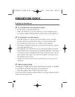 Preview for 4 page of E-Bench KH 2202 Operating Instructions Manual