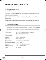 Предварительный просмотр 18 страницы E-Bench KH 2243 Operating Instructions Manual