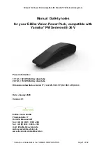 Preview for 1 page of e-bike vision POWERPACK 624 Wh Manual/Safety Notes