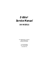 Preview for 2 page of E-Bike 36V Service Manual