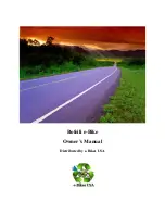 Preview for 1 page of E-Bike Bofeili Owner'S Manual