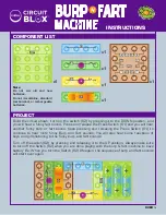 E-BLOX CIRCUIT BLOX Burp 'n Fart Machine Instructions preview