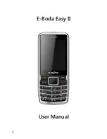 Предварительный просмотр 1 страницы E-Boda Easy II User Manual