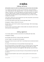 Preview for 8 page of E-Boda Sunny V38 Quick Start Manual