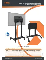 Preview for 1 page of E-BOX 487A01 Installation Manual And Instructions For Use