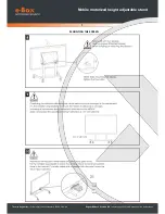 Предварительный просмотр 7 страницы E-BOX 487A01 Installation Manual And Instructions For Use