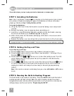 Preview for 10 page of E.C.A. CMT707 User Manual