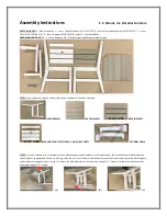 Предварительный просмотр 1 страницы E.C. Woods Acadia Assembly Instructions