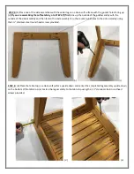 Предварительный просмотр 2 страницы E.C. Woods CALISTOGA COFFEE/END TABLE Assembly Instructions