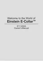 Preview for 1 page of E-Collar Technologies Einstein ET-1202A Owner'S Manual