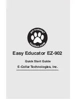 E-Collar Easy Educator EZ-902 Quick Start Manual preview