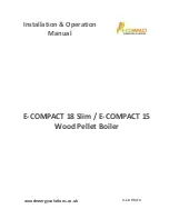 Preview for 1 page of E-COMPACT 18 Slim Installation & Operation Manual