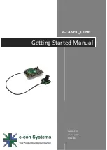 Предварительный просмотр 1 страницы e-con Systems e-CAM50_CU96 Getting Started Manual