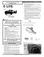 Предварительный просмотр 1 страницы e-conolight C-LITE C-AR-B-DD Series Installation Instructions Manual