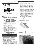 Предварительный просмотр 5 страницы e-conolight C-LITE C-AR-B-DD Series Installation Instructions Manual