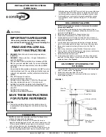 Preview for 1 page of e-conolight E-BBD Series Installation Instructions Manual