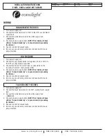 Preview for 2 page of e-conolight E-E-MT6F421G Installation Instructions