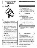 Preview for 1 page of e-conolight E-GL5 LED SERIES Installation Instructions