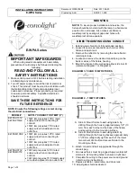 e-conolight E-WPA Series Installation Instructions preview