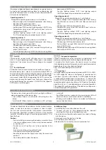 Preview for 4 page of e-controls e-Room Panasonic Stand-Alone Instruction Sheet