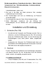 Preview for 4 page of E/D/E HLT1-520 Operating Instructions Manual