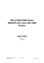 E-data DSL-2120 Series User Manual preview