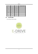 Preview for 15 page of E-Drive 750C Manual