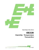 E+E Elektronik EE220 Operating Instructions Manual preview