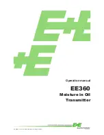 Preview for 1 page of E+E Elektronik EE360 Operation Manual