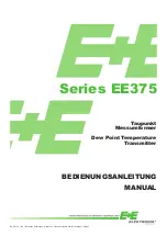 E+E Elektronik EE375 Series Manual предпросмотр