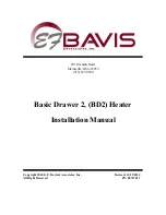 Предварительный просмотр 1 страницы E. F. Bavis & Associates Basic Drawer 2 Installation Manual