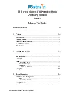 Предварительный просмотр 5 страницы E.F. Johnson Company 5100 ES Operating Manual