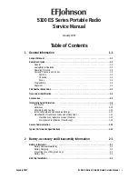 Предварительный просмотр 5 страницы E.F. Johnson Company 5100 ES Service Manual