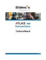 E.F. Johnson Company ATLAS 4500 Technical Manual предпросмотр