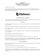 Предварительный просмотр 3 страницы E.F. Johnson 242-2008-332 Manual