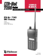 E.F. Johnson 7243 LTR-NET Service Manual предпросмотр