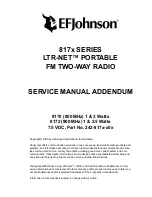 Preview for 3 page of E.F. Johnson 8170 Series Service  Manual Addendum