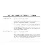 Предварительный просмотр 9 страницы E.F. Johnson LTR Series Operating Manual