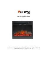 e-Flame USA EF-BLT11 Instruction Manual preview