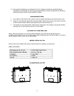 Preview for 3 page of e-Flame USA EF-BLT16 Owner'S Manual