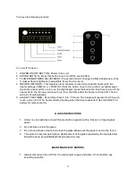 Preview for 5 page of e-Flame USA EF-BLT16 Owner'S Manual