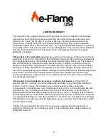 Предварительный просмотр 8 страницы e-Flame USA EF-FS2210 Owner'S Manual