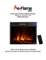 e-Flame USA EF-TI24 Owner'S Manual предпросмотр