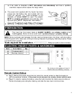 Предварительный просмотр 4 страницы e-Flame USA EF-TMR01 Owner'S Manual