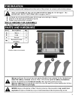 Preview for 4 page of e-Flame USA EFS-XB24B Owner'S Manual