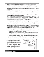 Preview for 3 page of e-Flame USA FS2210C Owner'S Manual